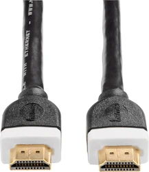 Hama 39666 4K Altın Uçlu 3m Ethernet HDMI Kablo - Black