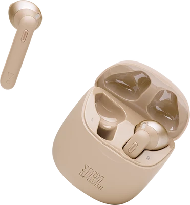 JBL T225 TWS Kablosuz Kulak İçi Bluetooth Kulaklık – Gold